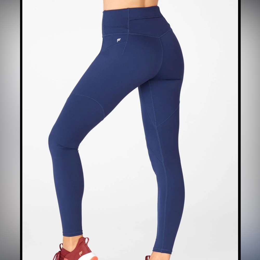 Fabletics Navy High-Rise Leggings